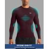 imageG Gradual Mens Compression Shirt Long Sleeve Moisture Wicking Running Gym Shirts for Men Athletic Workout Base Layer TShirtMaroon
