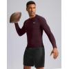 imageG Gradual Mens Compression Shirt Long Sleeve Moisture Wicking Running Gym Shirts for Men Athletic Workout Base Layer TShirtMaroon