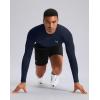 imageG Gradual Mens Compression Shirt Long Sleeve Moisture Wicking Running Gym Shirts for Men Athletic Workout Base Layer TShirtNavy