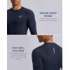 imageG Gradual Mens Compression Shirt Long Sleeve Moisture Wicking Running Gym Shirts for Men Athletic Workout Base Layer TShirtNavy