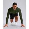 imageG Gradual Mens Compression Shirt Long Sleeve Moisture Wicking Running Gym Shirts for Men Athletic Workout Base Layer TShirtOlive