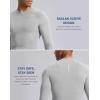 imageG Gradual Mens Compression Shirt Long Sleeve Moisture Wicking Running Gym Shirts for Men Athletic Workout Base Layer TShirtPlatinum Grey
