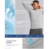 imageG Gradual Mens Compression Shirt Long Sleeve Moisture Wicking Running Gym Shirts for Men Athletic Workout Base Layer TShirtPlatinum Grey
