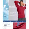imageG Gradual Mens Compression Shirt Long Sleeve Moisture Wicking Running Gym Shirts for Men Athletic Workout Base Layer TShirtRed