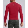 imageG Gradual Mens Compression Shirt Long Sleeve Moisture Wicking Running Gym Shirts for Men Athletic Workout Base Layer TShirtRed