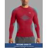 imageG Gradual Mens Compression Shirt Long Sleeve Moisture Wicking Running Gym Shirts for Men Athletic Workout Base Layer TShirtRed