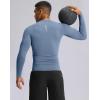 imageG Gradual Mens Compression Shirt Long Sleeve Moisture Wicking Running Gym Shirts for Men Athletic Workout Base Layer TShirtSlate Blue