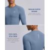 imageG Gradual Mens Compression Shirt Long Sleeve Moisture Wicking Running Gym Shirts for Men Athletic Workout Base Layer TShirtSlate Blue