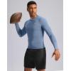imageG Gradual Mens Compression Shirt Long Sleeve Moisture Wicking Running Gym Shirts for Men Athletic Workout Base Layer TShirtSlate Blue