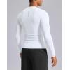 imageG Gradual Mens Compression Shirt Long Sleeve Moisture Wicking Running Gym Shirts for Men Athletic Workout Base Layer TShirtWhite
