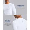 imageG Gradual Mens Compression Shirt Long Sleeve Moisture Wicking Running Gym Shirts for Men Athletic Workout Base Layer TShirtWhite