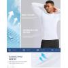 imageG Gradual Mens Compression Shirt Long Sleeve Moisture Wicking Running Gym Shirts for Men Athletic Workout Base Layer TShirtWhite