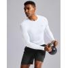 imageG Gradual Mens Compression Shirt Long Sleeve Moisture Wicking Running Gym Shirts for Men Athletic Workout Base Layer TShirtWhite