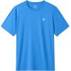 imageG Gradual Mens Sun Protection Swim Shirt UPF 50 Rash Guard Short Sleeve Quick Dry Water Hiking Workout Shirts for MenBlue