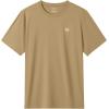 imageG Gradual Mens Sun Protection Swim Shirt UPF 50 Rash Guard Short Sleeve Quick Dry Water Hiking Workout Shirts for MenBrown