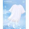 imageG Gradual Mens Sun Protection Swim Shirt UPF 50 Rash Guard Short Sleeve Quick Dry Water Hiking Workout Shirts for MenC White