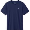 imageG Gradual Mens Sun Protection Swim Shirt UPF 50 Rash Guard Short Sleeve Quick Dry Water Hiking Workout Shirts for MenDark Blue