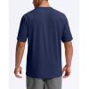 imageG Gradual Mens Sun Protection Swim Shirt UPF 50 Rash Guard Short Sleeve Quick Dry Water Hiking Workout Shirts for MenDark Blue
