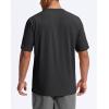 imageG Gradual Mens Sun Protection Swim Shirt UPF 50 Rash Guard Short Sleeve Quick Dry Water Hiking Workout Shirts for MenDark Grey