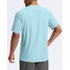 imageG Gradual Mens Sun Protection Swim Shirt UPF 50 Rash Guard Short Sleeve Quick Dry Water Hiking Workout Shirts for MenLight Blue