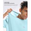 imageG Gradual Mens Sun Protection Swim Shirt UPF 50 Rash Guard Short Sleeve Quick Dry Water Hiking Workout Shirts for MenLight Blue