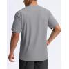 imageG Gradual Mens Sun Protection Swim Shirt UPF 50 Rash Guard Short Sleeve Quick Dry Water Hiking Workout Shirts for MenLight Grey