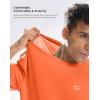 imageG Gradual Mens Sun Protection Swim Shirt UPF 50 Rash Guard Short Sleeve Quick Dry Water Hiking Workout Shirts for MenOrange