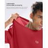 imageG Gradual Mens Sun Protection Swim Shirt UPF 50 Rash Guard Short Sleeve Quick Dry Water Hiking Workout Shirts for MenRed