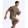 imageG Gradual Mens Sun Protection Swim Shirt UPF 50 Rash Guard Short Sleeve Quick Dry Water Hiking Workout Shirts for MenTaupe
