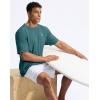 imageG Gradual Mens Sun Protection Swim Shirt UPF 50 Rash Guard Short Sleeve Quick Dry Water Hiking Workout Shirts for MenTeal