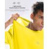 imageG Gradual Mens Sun Protection Swim Shirt UPF 50 Rash Guard Short Sleeve Quick Dry Water Hiking Workout Shirts for MenYellow