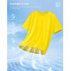 imageG Gradual Mens Sun Protection Swim Shirt UPF 50 Rash Guard Short Sleeve Quick Dry Water Hiking Workout Shirts for MenYellow