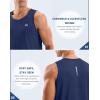 imageG Gradual Mens Workout Tank Tops Sleeveless Muscle Shirts Summer UPF 50 Quick Dry Shirts for Men Athletic Running GymDark Blue2XL