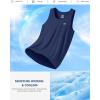 imageG Gradual Mens Workout Tank Tops Sleeveless Muscle Shirts Summer UPF 50 Quick Dry Shirts for Men Athletic Running GymDark Blue2XL