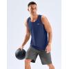 imageG Gradual Mens Workout Tank Tops Sleeveless Muscle Shirts Summer UPF 50 Quick Dry Shirts for Men Athletic Running GymDark Blue2XL