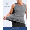 imageG Gradual Mens Workout Tank Tops Sleeveless Muscle Shirts Summer UPF 50 Quick Dry Shirts for Men Athletic Running GymGrey Heather3XL