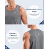 imageG Gradual Mens Workout Tank Tops Sleeveless Muscle Shirts Summer UPF 50 Quick Dry Shirts for Men Athletic Running GymGrey Heather3XL