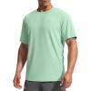 imageG Gradual Mens Sun Protection Swim Shirt UPF 50 Rash Guard Short Sleeve Quick Dry Water Hiking Workout Shirts for MenJasmine Green