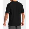 imageMens Athletic Running Shirts Dry Fit Moisture Wicking Workout Gym TShirts Short Sleeve Cooling Tee Tops for MenAblack