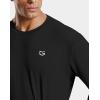 imageMens Athletic Running Shirts Dry Fit Moisture Wicking Workout Gym TShirts Short Sleeve Cooling Tee Tops for MenAblack