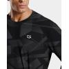 imageMens Athletic Running Shirts Dry Fit Moisture Wicking Workout Gym TShirts Short Sleeve Cooling Tee Tops for MenAblack Graphic