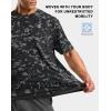 imageMens Athletic Running Shirts Dry Fit Moisture Wicking Workout Gym TShirts Short Sleeve Cooling Tee Tops for MenAgrey Camo