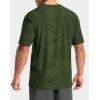 imageMens Athletic Running Shirts Dry Fit Moisture Wicking Workout Gym TShirts Short Sleeve Cooling Tee Tops for MenAolive Linear