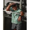 imageMens Athletic Running Shirts Dry Fit Moisture Wicking Workout Gym TShirts Short Sleeve Cooling Tee Tops for MenGreen Graphic