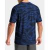 imageMens Athletic Running Shirts Dry Fit Moisture Wicking Workout Gym TShirts Short Sleeve Cooling Tee Tops for MenNavy Neon