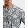 imageMens Athletic Running Shirts Dry Fit Moisture Wicking Workout Gym TShirts Short Sleeve Cooling Tee Tops for MenSilver Camo