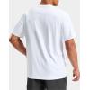 imageMens Athletic Running Shirts Dry Fit Moisture Wicking Workout Gym TShirts Short Sleeve Cooling Tee Tops for MenWhite