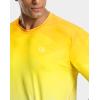 imageMens Athletic Running Shirts Dry Fit Moisture Wicking Workout Gym TShirts Short Sleeve Cooling Tee Tops for MenYellowWhite Gradient