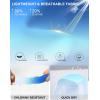 imageG Gradual Tankini Tops for Women High Neck Swimsuits Swim Top Modest Bathing Suit Swimwear Tank Top only No BottomBlueWhite Gradient