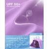 imageWomens Workout Shirts VNeck Short Sleeve UPF 50 Sun Shirt Moisture Wicking Dry Fit Top for Gym Running AthleticLight Purple